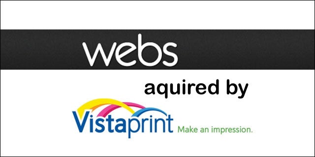 Vistaprint acquires Webs.com