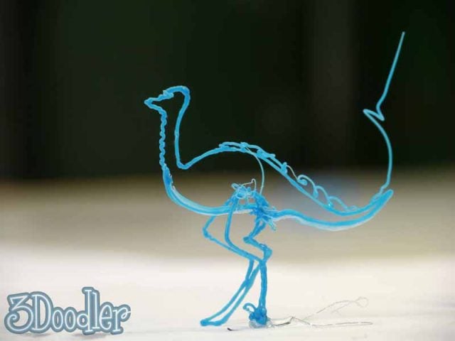 3Doodler ostrich