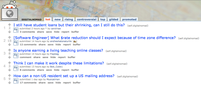 Digital Nomad Reddit