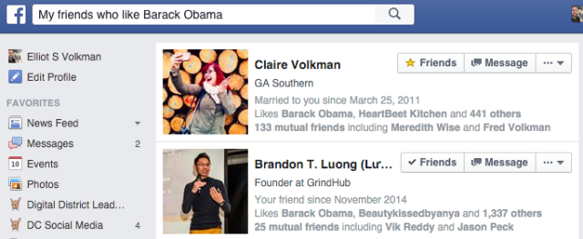 Everyone I know likes Obama