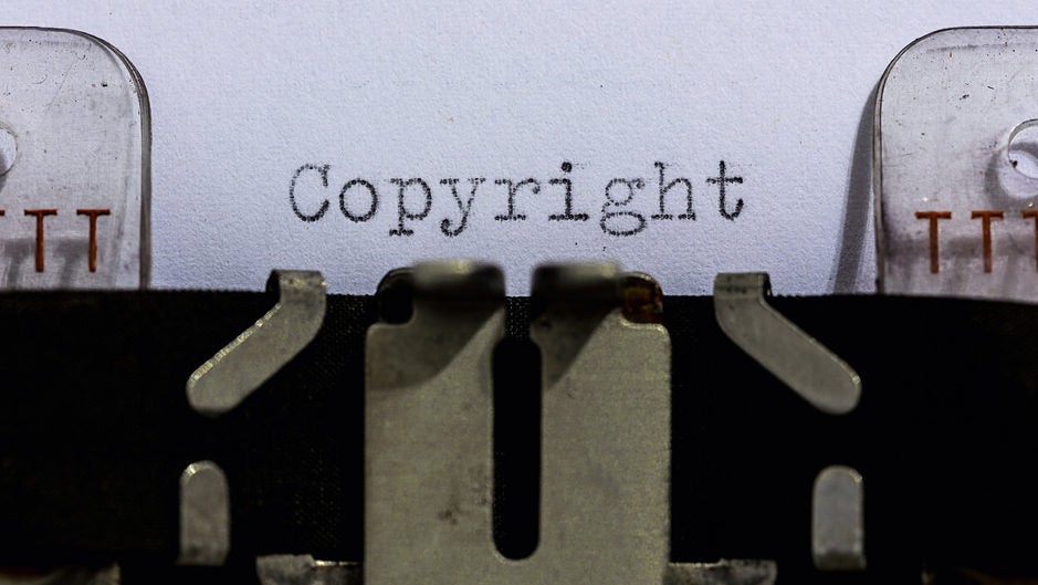 typewriter copyright