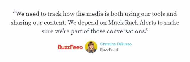 Muck Rack user report 2