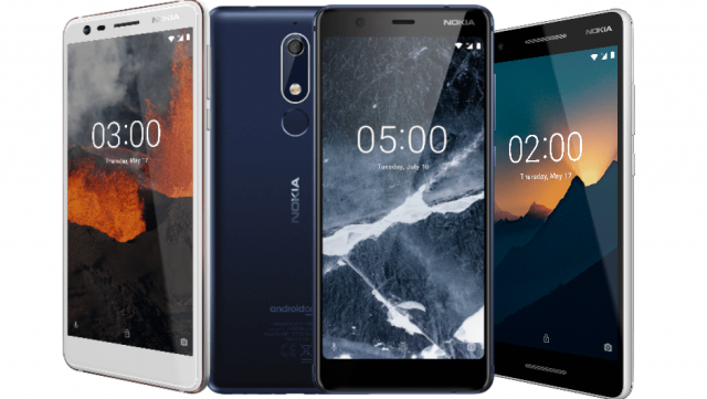 Nokia 2.1, 3.1, 5.1