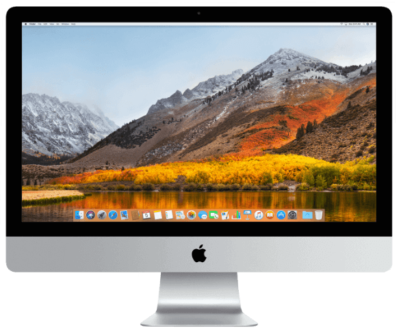 iMac running macOS