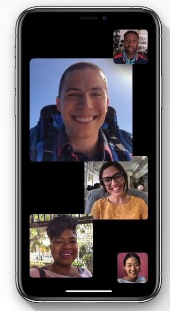 facetime ios 12