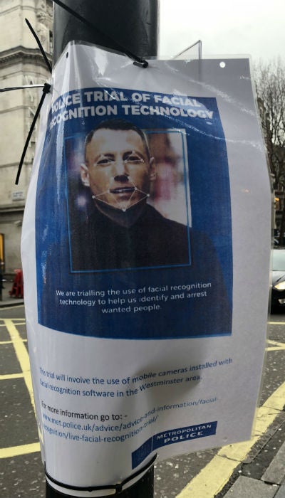 Met Police Facial Recognition Poster Medium