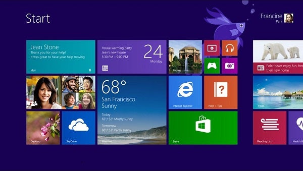 Windows 8 metro UI