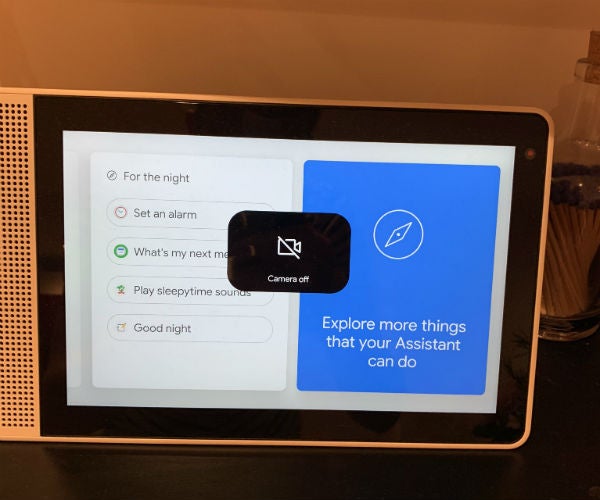 lenovo smart display camera off