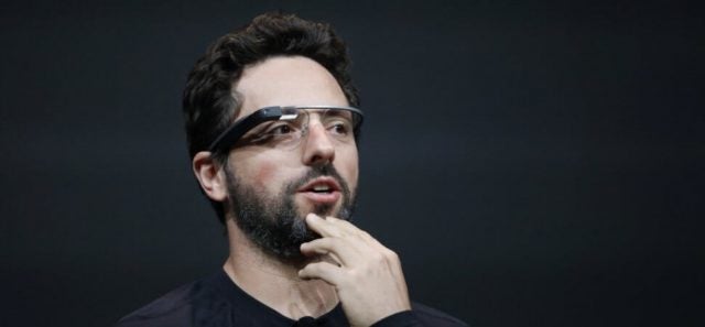 Google Glass Sergey Brin