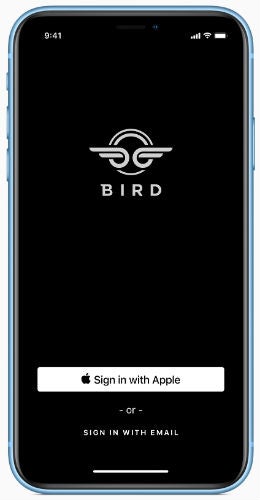 sign in with apple with ios 13 on iphone
