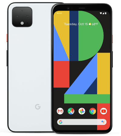 google pixel 4 clearly white