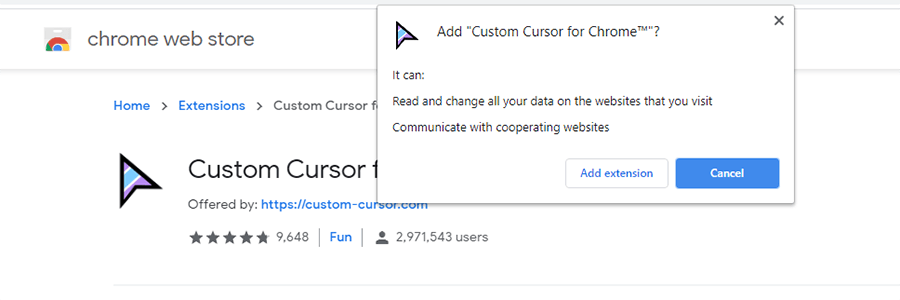 google chrome extension