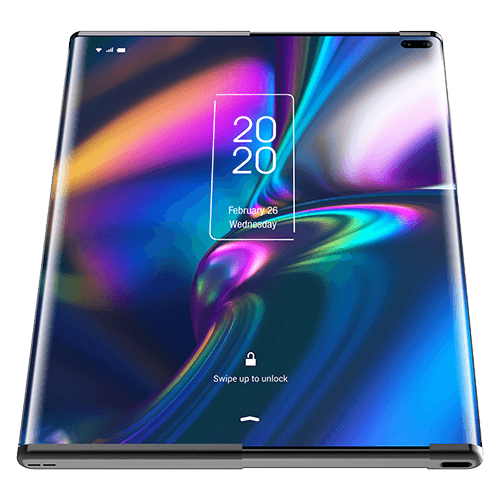 tcl rollable phone front