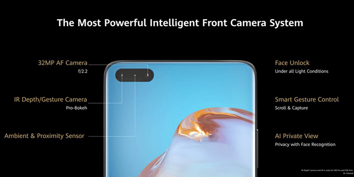 huawei p40 pro front