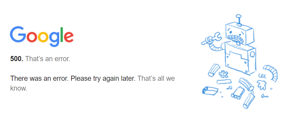 google services down
