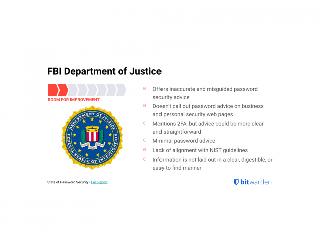 Password Report FBI