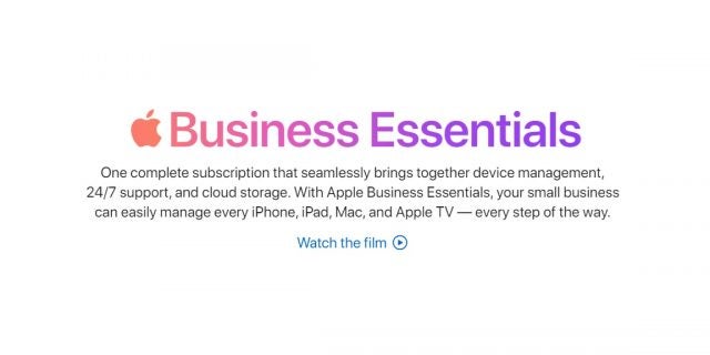 Apple Business Essentials