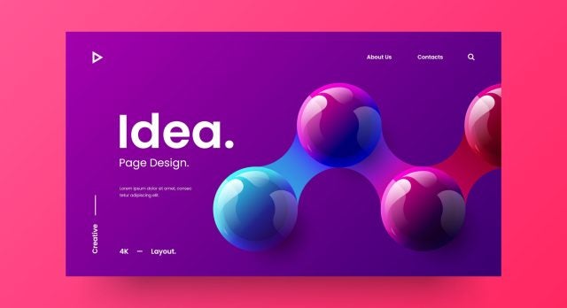 Landing page 