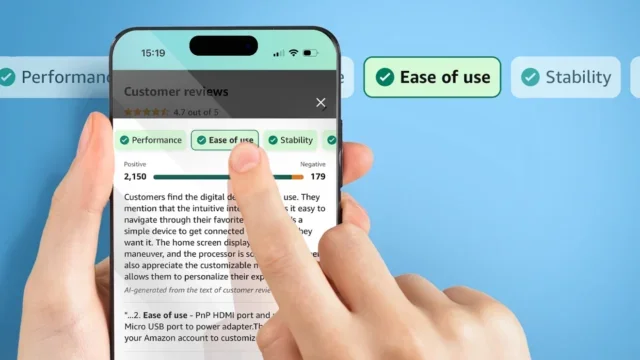 Amazon new review highlights feature