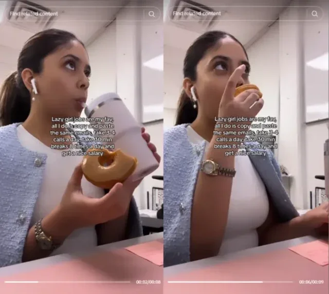 @victoriacarmonar's lazy girl jobs post on TikTok