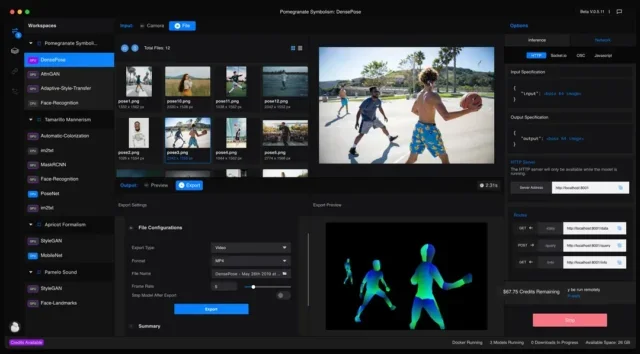 Runway AI user interface