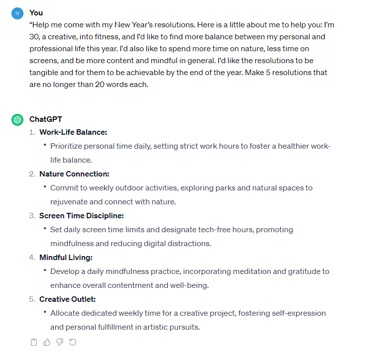 Image: Tech.co's ChatGPT prompt testing